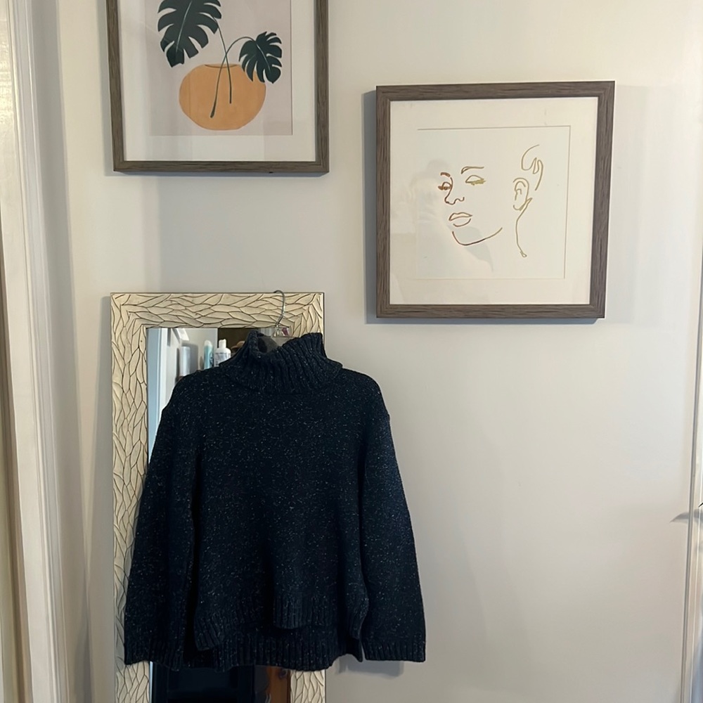 SALE🌿 Speckled Madewell Turtleneck Sweater